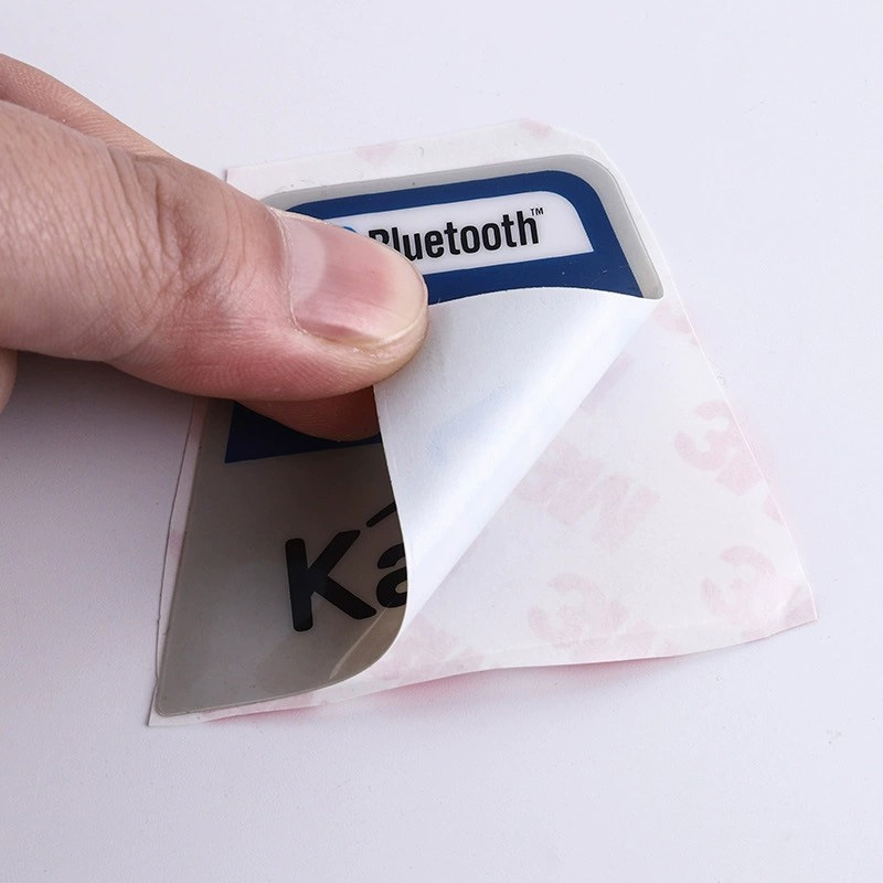 厂家直供PVC PP异形 标贴可水晶滴胶免费设计logo商标贴纸