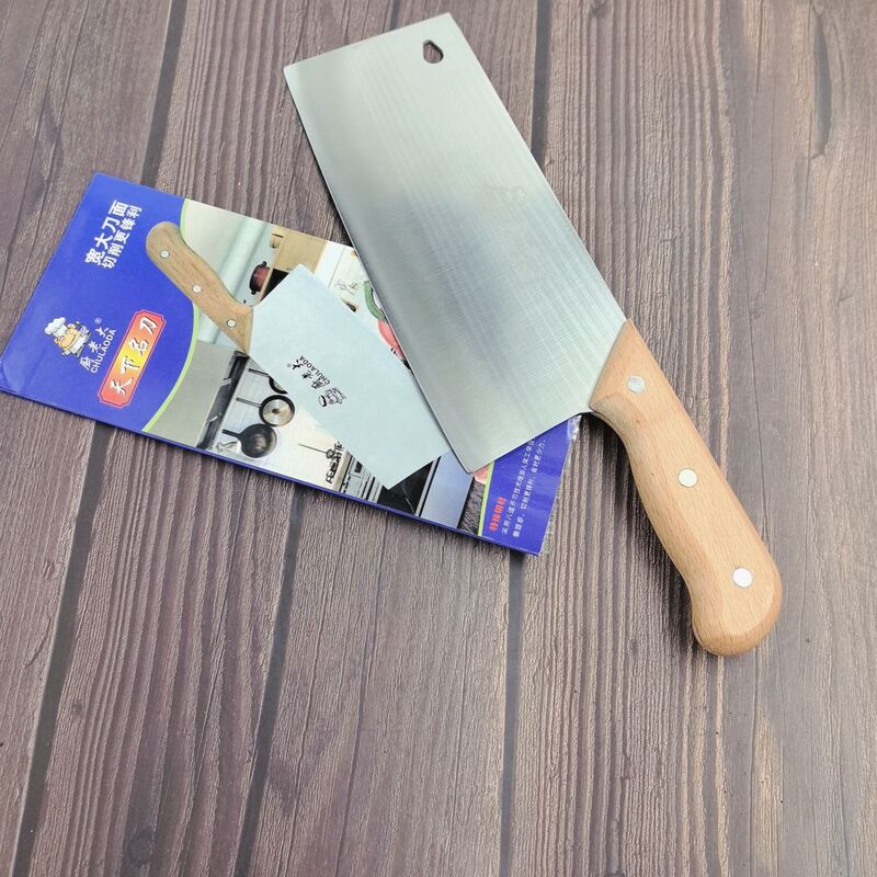 Kitchen Boss Wooden Handle World Famous Knife Household Kitchen Knife Kitchen Stainless Steel Kitchen Knife Wooden Handle Household Slicer Knife Kitchen Boss Wooden Handle World Famous Knife Household Kitchen Knife Kitchen Stainless Steel Kitchen Knife Wooden Handle Household Slicer Knife