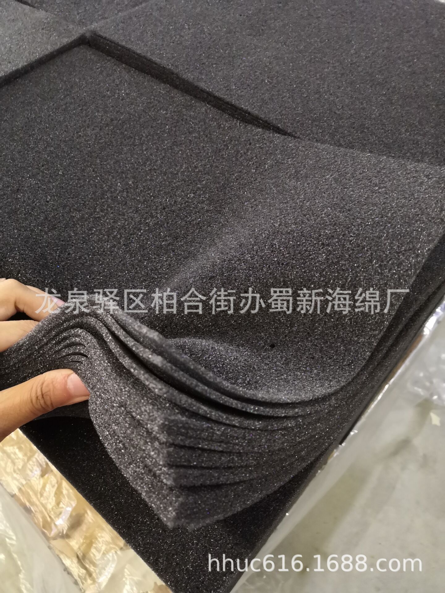 供应内托PU海绵垫/黑色聚氨酯海绵片材/黑色缓冲减震海绵垫