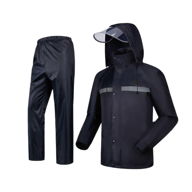 Raincoat and Rain Pants Set, Split-Type, Full-Body Storm-Proof, Reflective, for Adults, Men and Women, for Delivery Riders, Double-Layer, Wholesale Raincoat and Rain Pants Set, Split-Type, Full-Body Storm-Proof, Reflective, for Adults, Men and Women, for Delivery Riders, Double-Layer, Wholesale