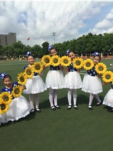 向日葵道具手拿花小学运动会入场演出儿童表演太阳花幼儿园舞蹈花