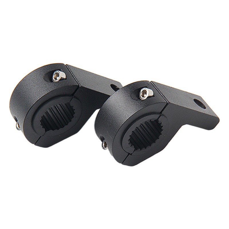 Motocicleta Spotlight tubo abrazadera parachoques externo Spotlight modificación soporte aleación de aluminio pequeño 69 expansión titular