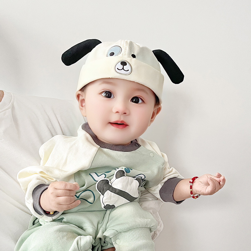 Sombrero para bebés primavera y otoño delgado super lindo animal para niños gorro de piel de melón bebé transpirable gorro de moda para niños