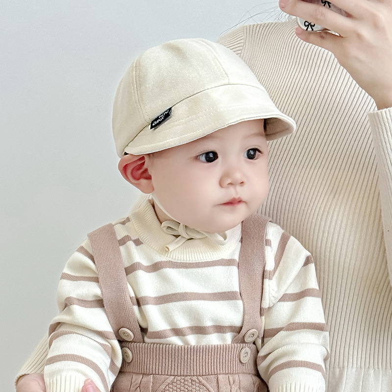 Sombreras coreanas para bebés primavera y otoño delgadas sombreros de protección solar para niños niños invierno sombreros de béisbol para niños pequeños