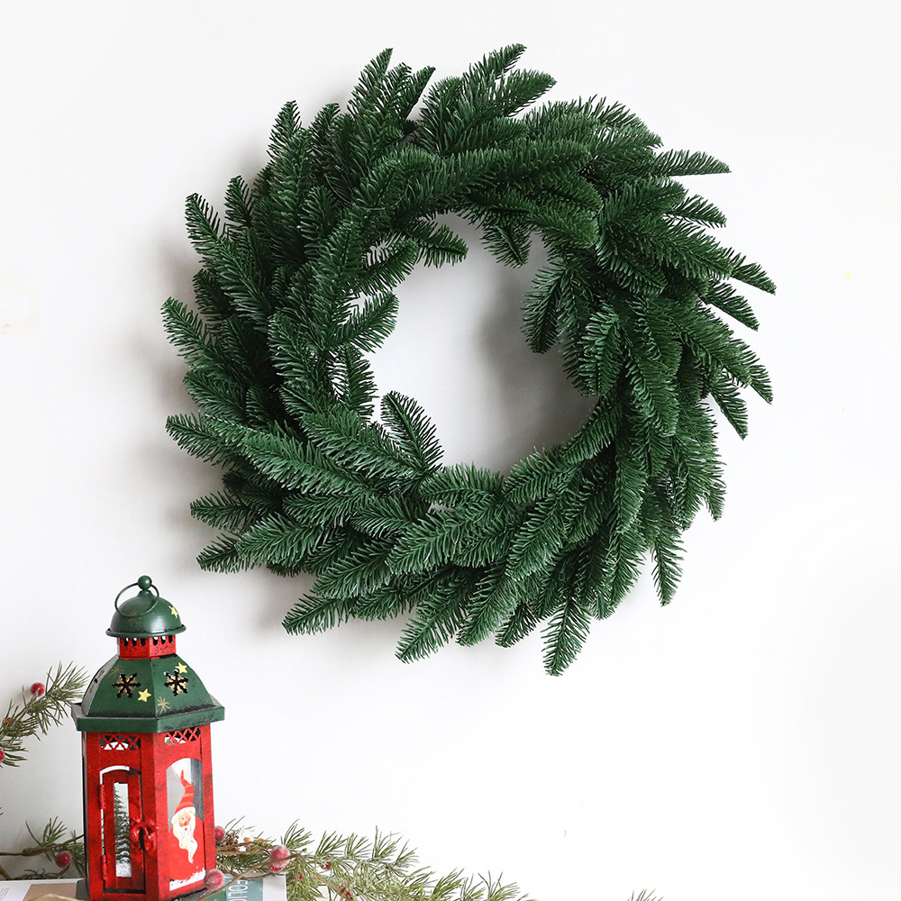 Amazon guirnalda de Navidad PE flocado Garland Navidad puerta decoración colgante 40/50/60 personalizable lote mezclado