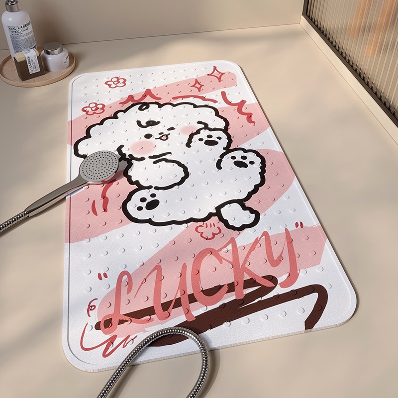 Non-slip Cartoon Bath Mat For Bathroom Rug With Rubber Backing_voghion.com