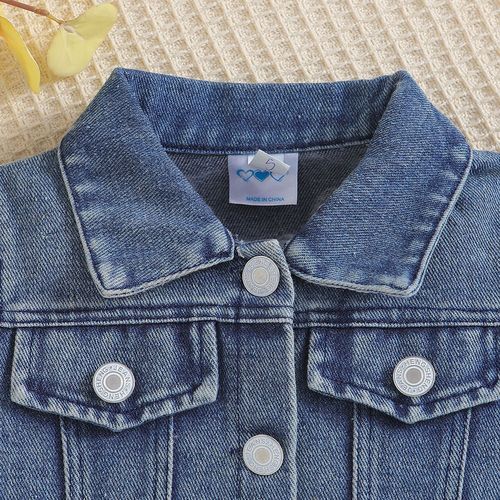 Samgamibaby Children's Baby Denim Jacket New Men's Spring and Autumn Long Sleeve Alphabet Casual Top Trendy