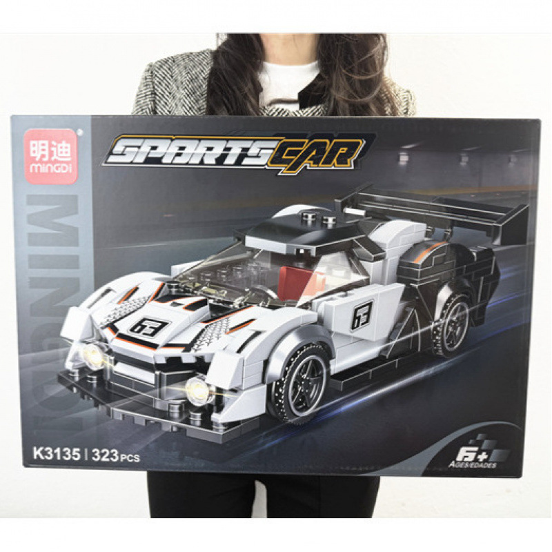 Children's Compatible Lego Sports Car Racing Building Blocks Toy Car Model Assembly Educational Institution Large Gift Manufacturer Wholesale Children's Compatible Lego Sports Car Racing Building Blocks Toy Car Model Assembly Educational Institution Large Gift Manufacturer Wholesale