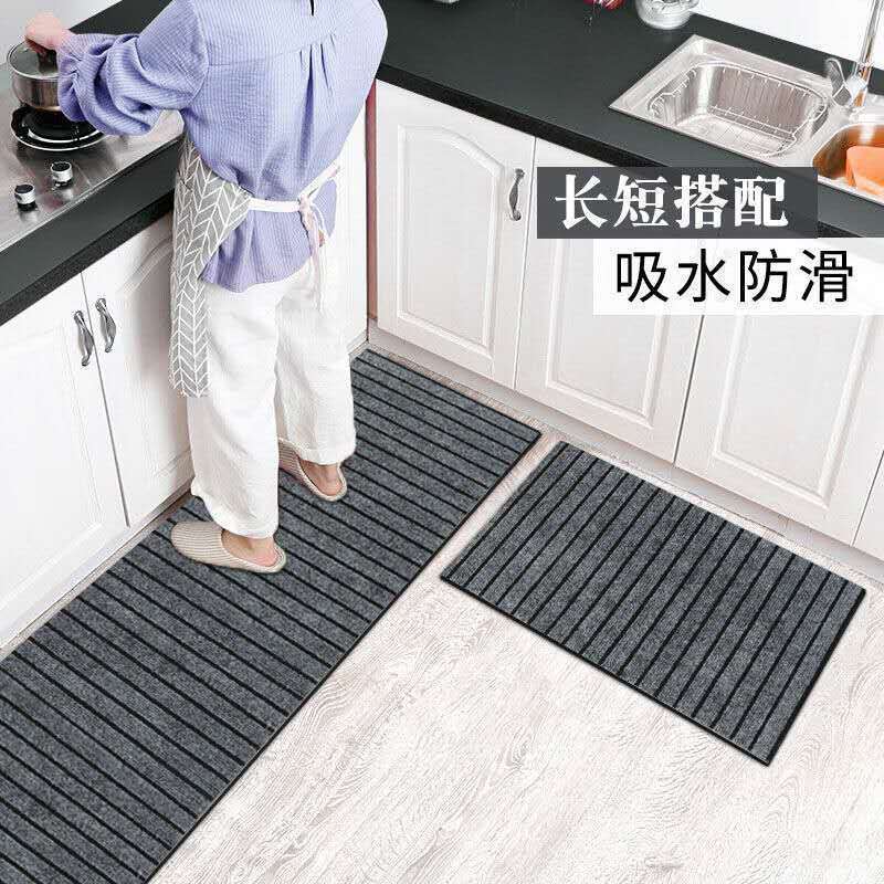 Alfombra de entrada para puerta, tapete antideslizante para cocina, tapete grande para pies en la entrada, personalizable para la entrada principal.