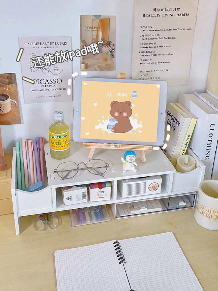 도매 컴퓨터 스탠드 책상 노트북 데스크탑 모니터 저장 테이블 기숙사 사무실 데스크탑 데스크
