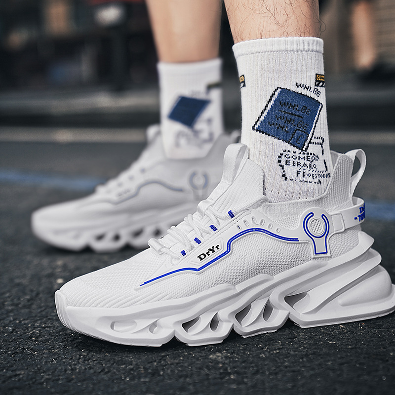 Men Athletic Shoes Basketball Shoes Walking Shoes Sneakers Mesh Synthetic Arch Support Durable Sneakers Footwear_voghion.com