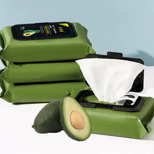 Mireko Avocado Makeup Remover Wipes 60 Smoke Clean Face Makeup Cleansing Wipes Makeup Remover Wholesale