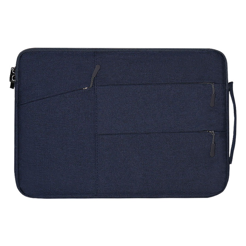 Double-Layer Thick Plush Handbag Casual 8inch Laptop Bag iPhone Apple Computer Bag Business Portable