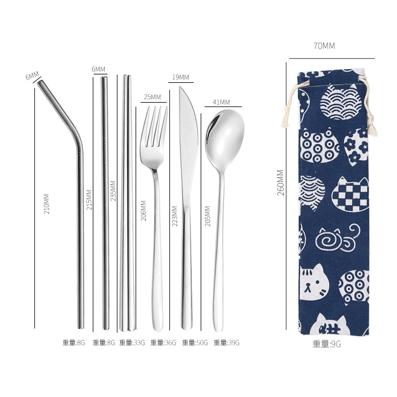 실버 세트 + 꽃 파란색 가방