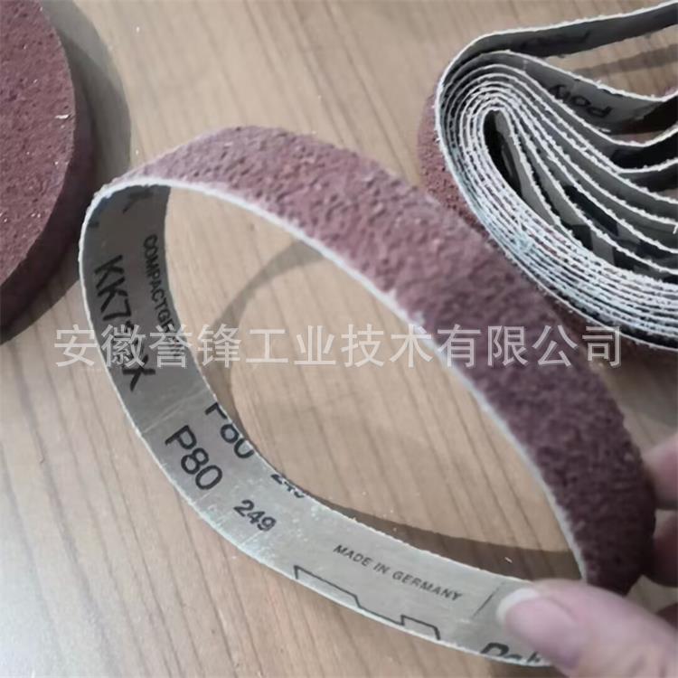 钛镍锆反应釜抛光带 制药机械抛光带 焊缝余高打磨带KK712X