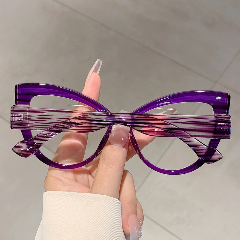 90g Weight Full Frame Glasses Structure Glasses Classification PC Lens Material Butterfly Frame Glasses Style Casual, Holiday Occasion Geometric Pattern All Seasons Season Women's Gender Elegant, Simple Style Style Elegant Simple Style Geometric PC Butterfly Frame Full Frame Optical Glasses 2