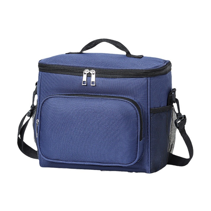 Lonchera térmica portátil grande con bolsa de hielo para el trabajo y la escuela, bolsa bento con paquete de hielo, bolsa de doble compartimento de gran capacidad para exteriores.