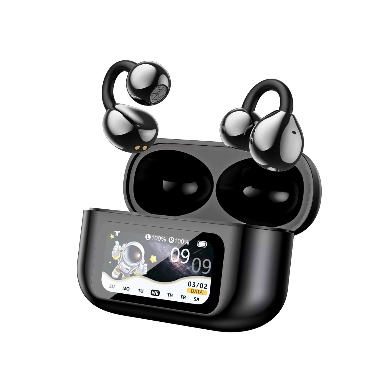 Transfronterizo A9pro pantalla de alta definición tipo táctil con ruido reducido APP auriculares Bluetooth inalámbricos larga línea de suministro de fábrica