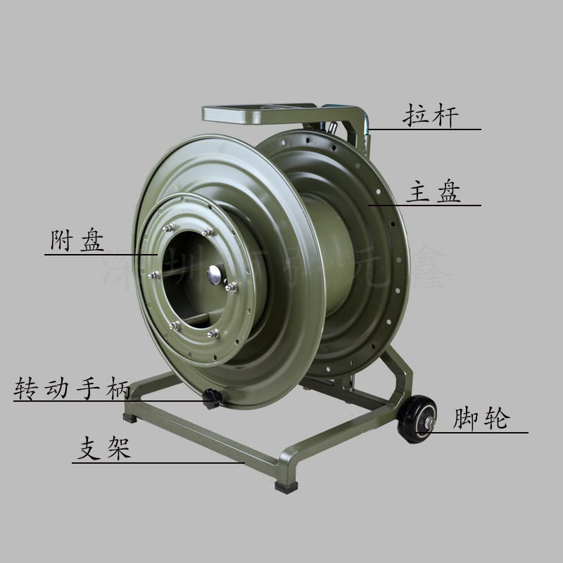 Single-Mode and Multi-Mode 2-Core, 4-Core, 6-Core Fiber Optic Patch Cord +05 Cable Laying Vehicle Optical Cable Retractor Portable Cable Reel