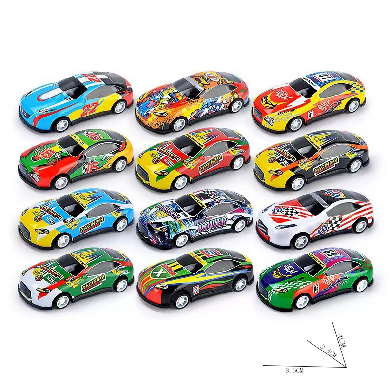 Cubo de almacenamiento con coches de aleación, 30 o 50 coches de juguete de metal, coches de juguete en caja verde, mini coches de juguete para niños.