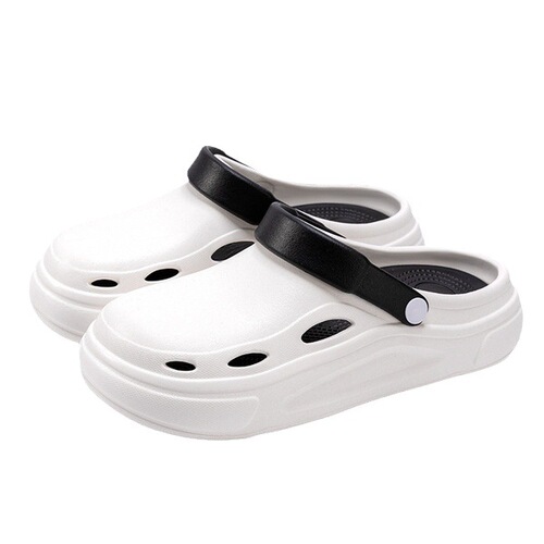 Men's Summer Driving Slippers with Anti-Slip Soft Sole, Rounded Toe, Beach Shoes, Trendy Cool Shoes for Outdoor Use, Men's Outer Wearing