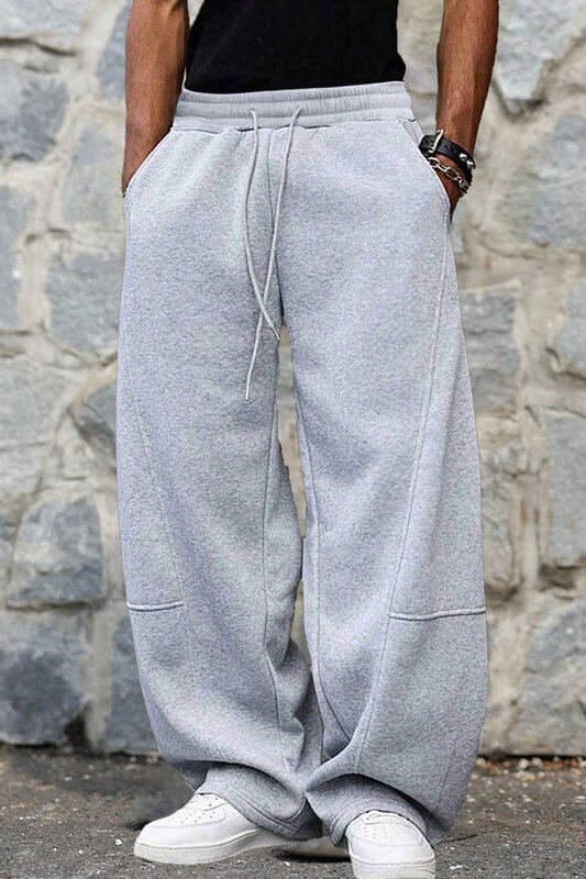 2025 Trend Spring and Autumn Men's Sweatpants American Style Heavyweight Versatile Straight-Leg Trousers Cross-Border Hot-Selling Casual Fashion 2025 Trend Spring and Autumn Men's Sweatpants American Style Heavyweight Versatile Straight-Leg Trousers Cross-Border Hot-Selling Casual Fashion