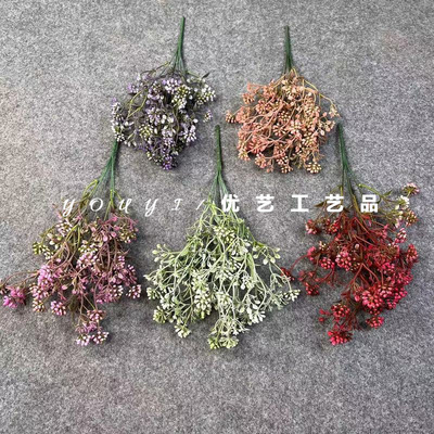 Foreign trade Aquatic herb simulation Aquatic herb SC002 Green plant Plastic Botany Artificial flower Botany metope Soft loading engineering