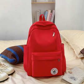 学院风背包女生新款韩系ins高颜值糖果色书包初高中生轻便双肩包
