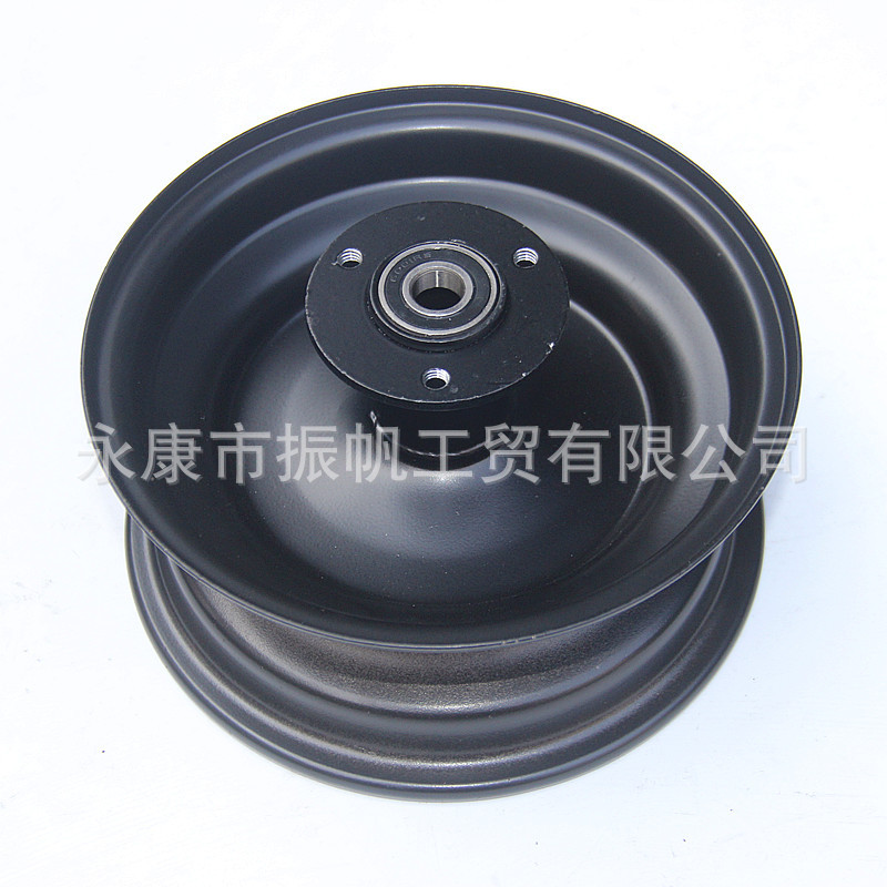 Modified Small Four-Wheel Beach Vehicle Accessories 12/13X 5-6inch Tire Front Hub Bearing Type Iron Wheel Rim