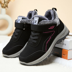 Women's Winter Snow Boots New Arrival Fleece Lined Thick Short Boots Hiking Bottom Healthy Fabric Shoes Mother's Cotton Shoes Wholesale