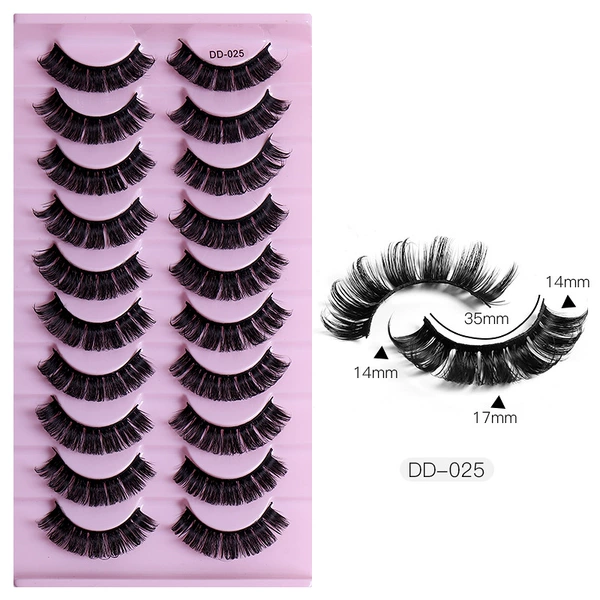 10 pairs of Russian volume DD-025