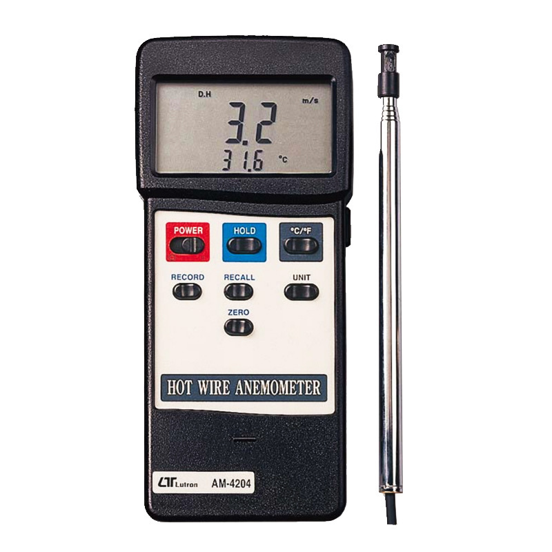 原装台湾路昌AM-4204高精度热线式风速计AM4204HA风速测量仪