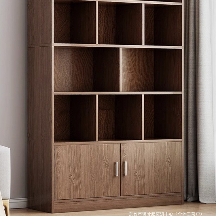Bookshelf Storage Rack Floor Household Storage Cabinet Living Room Bedroom Wall Storage Cabinet Book Cabinet Integrated Wall Bookcase