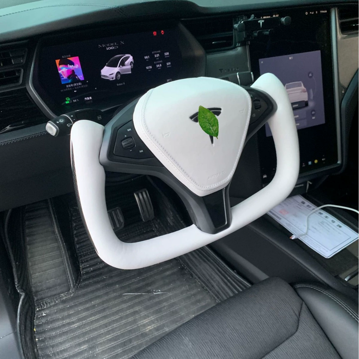[Подходит для Tesla Model S Tesla Model X руль个性改装14-21款]