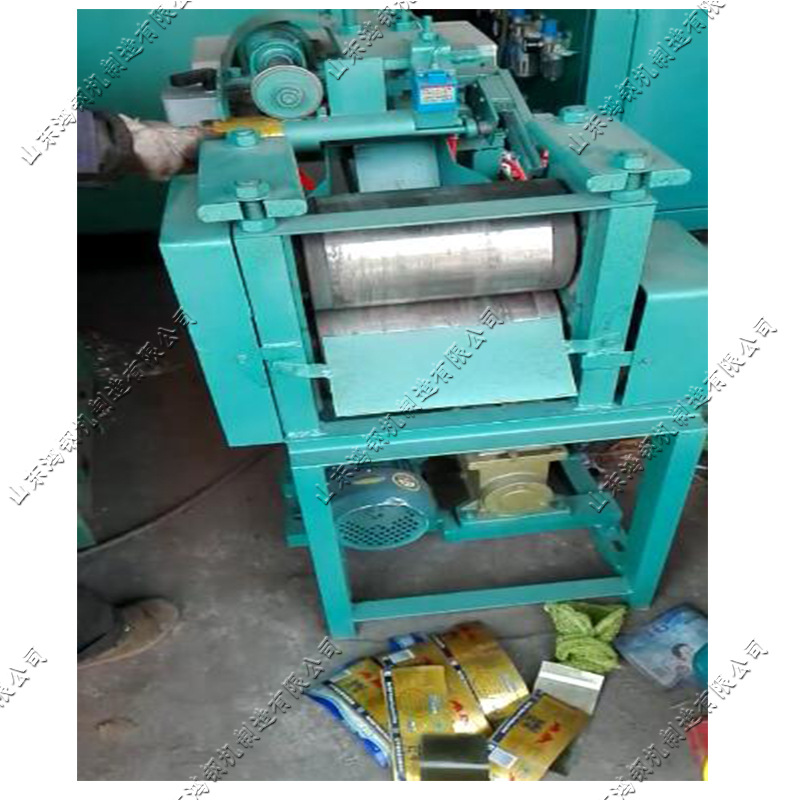 直筒易拉罐剪开展平机 直口易拉罐压平机 马口铁皮剪开铺平一体机