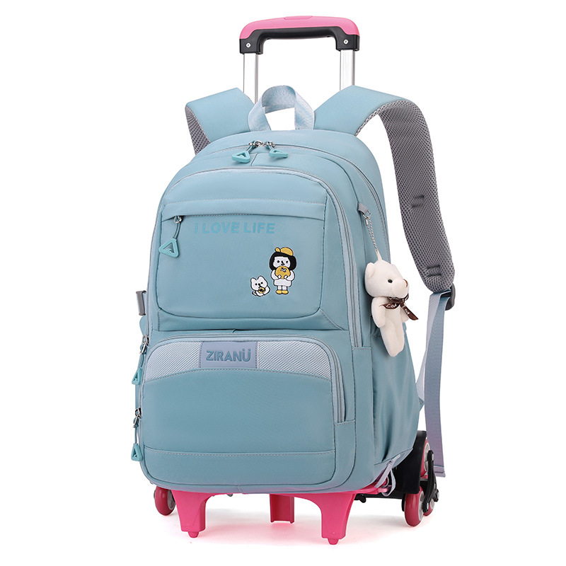 2022 pescado natural estudiante mochila 3-6 grado ligero de gran capacidad de múltiples capas transpirable transfronteriza Venta caliente