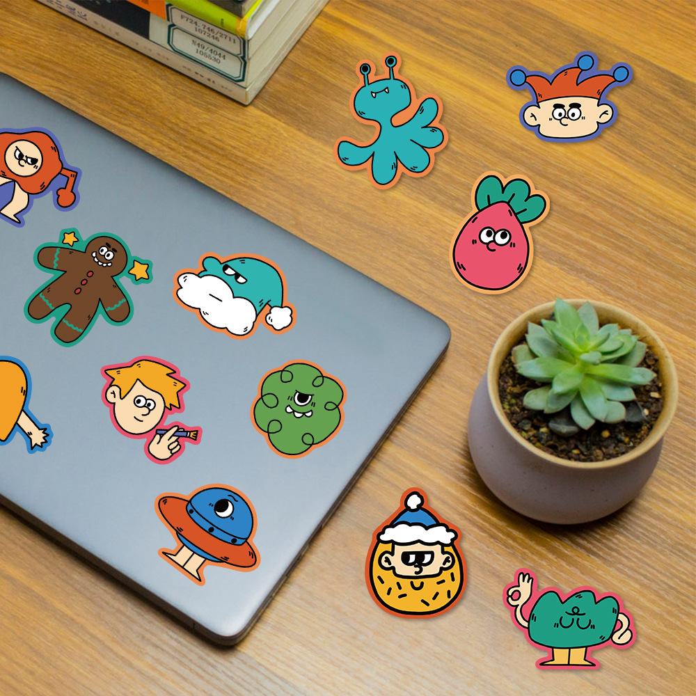 PVC Material 1 Set Cartoon School Pvc Cute Stickers
