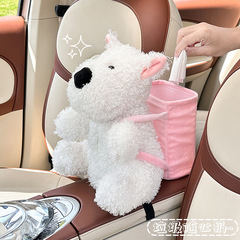 漫画の車のティッシュの箱のぬいぐるみの車は箱のゴミ箱の2つのアイデアの多機能の収納桶を引き出します。