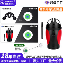 高尔夫球电动画线器 golf球场使用360°度自动找重心旋转标记分布