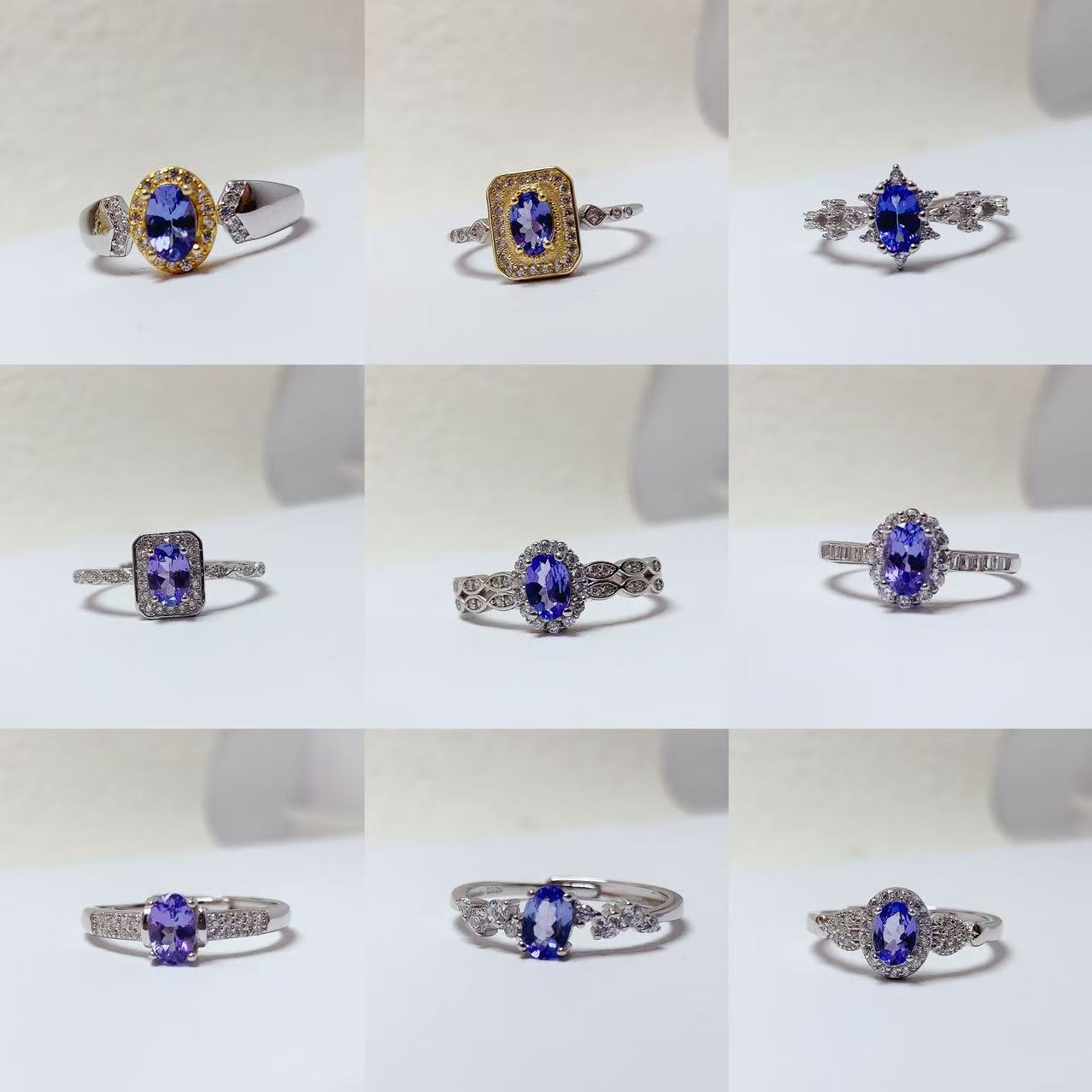 Fashionable organic stone inlay