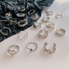 Tide, small design fashionable ring, advanced accessory, light luxury style, high-quality style, on index finger