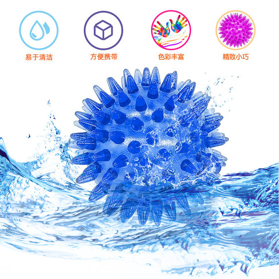 Cross-border new products 4.5 burr ball color jump ball massage ball decompression hedgehog ball vent decompression toys wholesale