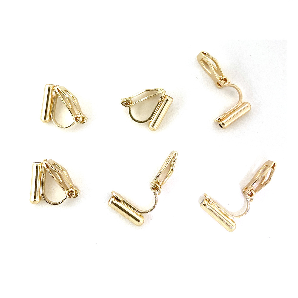 Triángulo oreja clip convertidor pendientes de plata aguja de conversión triángulo clip accesorios de joyería DIY hecho a mano earless clip de oreja