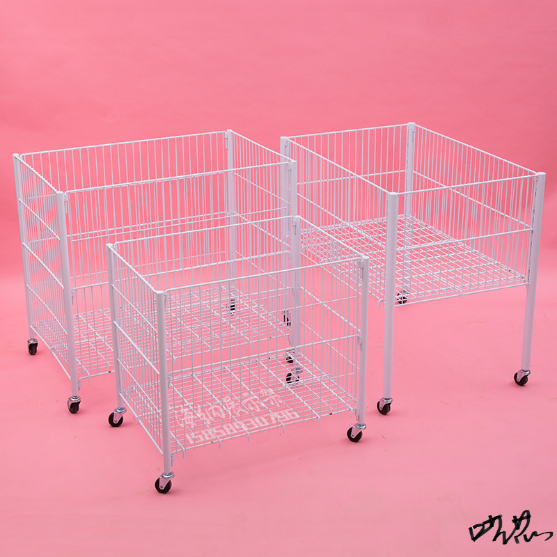 超市货架展示架加粗促销台花车广告甩货车衣物篮子摆摊车衣服