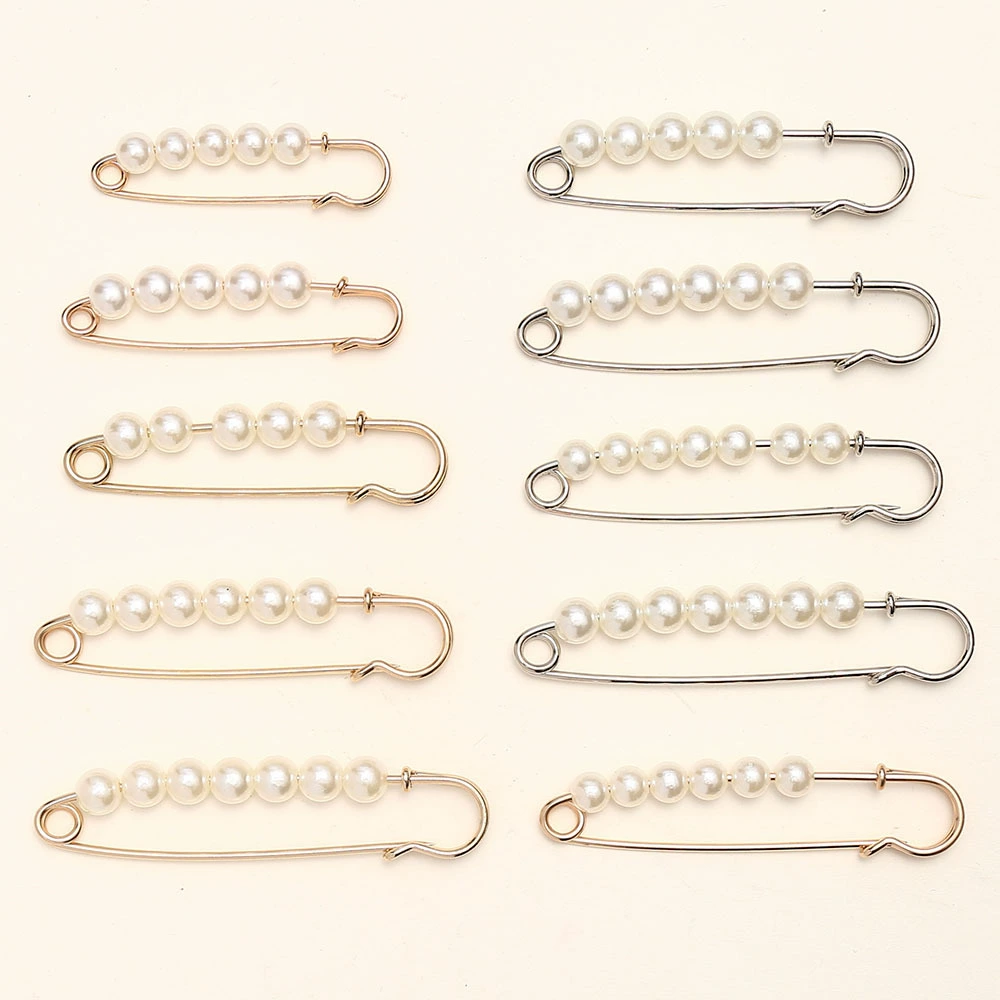 Жемчуг брюки и талии булавки фиксированная одежда юбка с талией