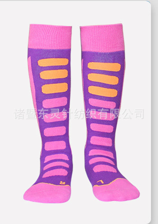 Sports Socks, Ski Socks, Roller Skating Socks, Skating Socks, Outdoor Sports High Cotton Socks, Comfortable and Breathable for Men and Women