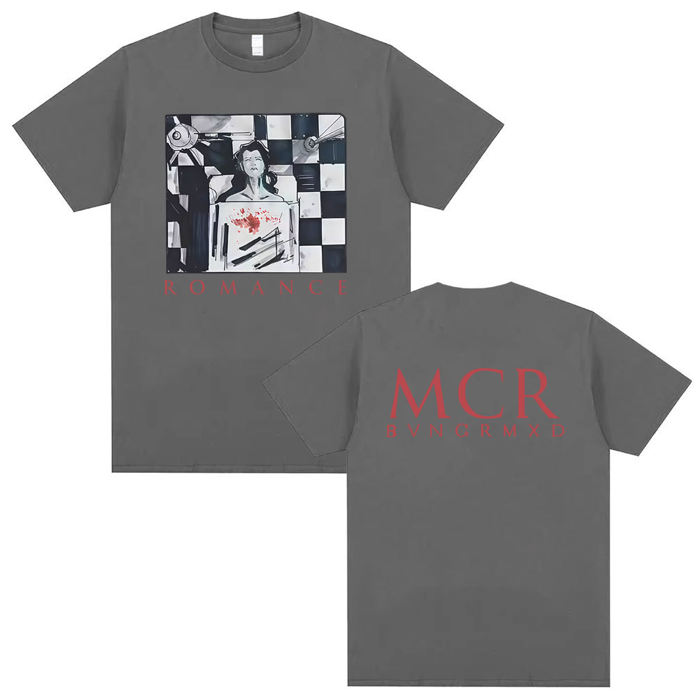 Chemical men's fashionable big summer T-shirt, punk style 2
