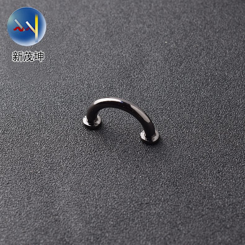 En stock al por mayor asa de puente de metal mango equipaje bolsa de hardware hebilla de caja de regalo en forma de U arco puente hebilla mango