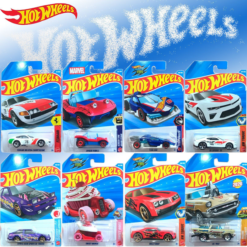 Hot Wheels metal maşın modelləri — BMW M4, Nissan GT-R, Aston Martin
