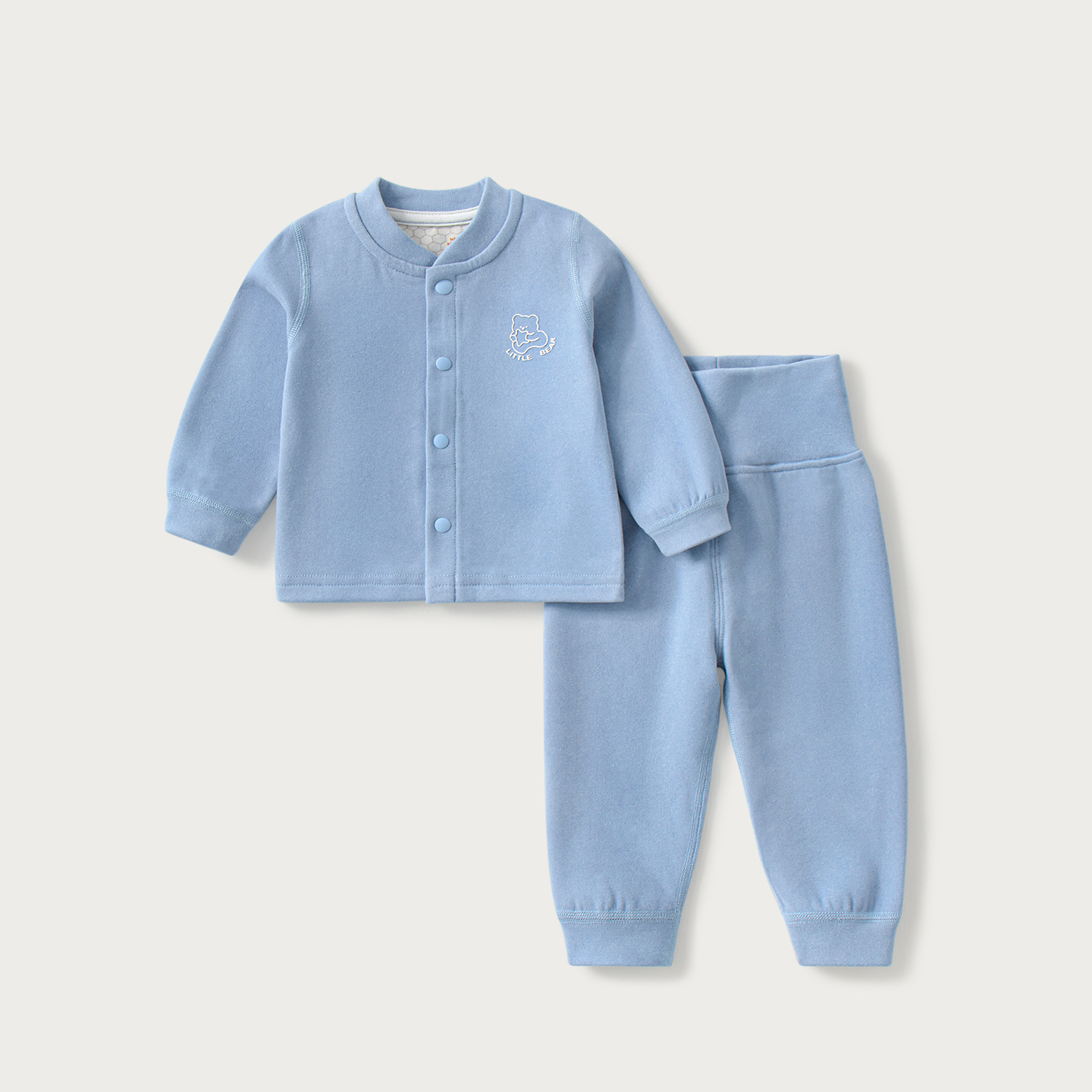 Baby calentamiento ropa interior set otoño invierno niños cintura alta abdomen niños niñas bottom split baby chaqueta de otoño pantalones de otoño